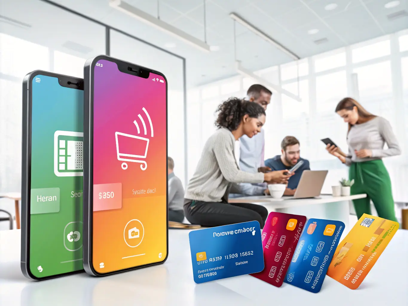 A graphic showcasing a streamlined payment process, highlighting the reduction in processing times and the seamless integration with existing financial systems.